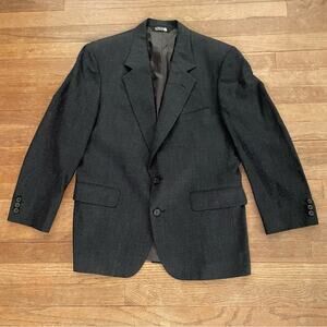 Planters & Krogh gray wool sport coat suit jacket blazer size 42 b4